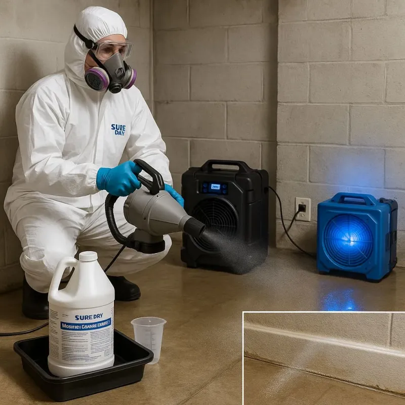 Sanitization and Odor Removal process in Milford, CT