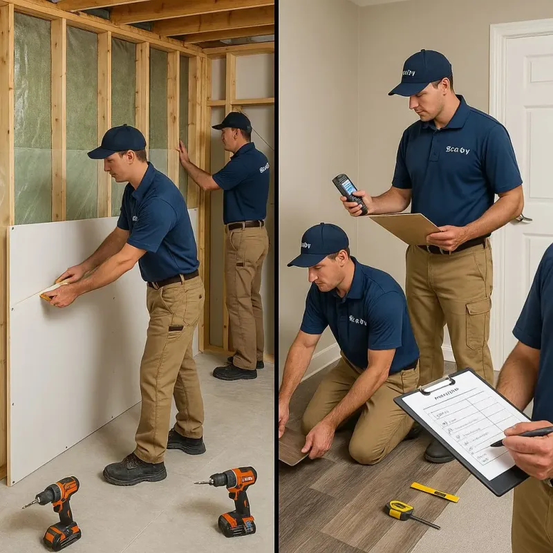 Repairs and Reconstruction process in Milford, CT