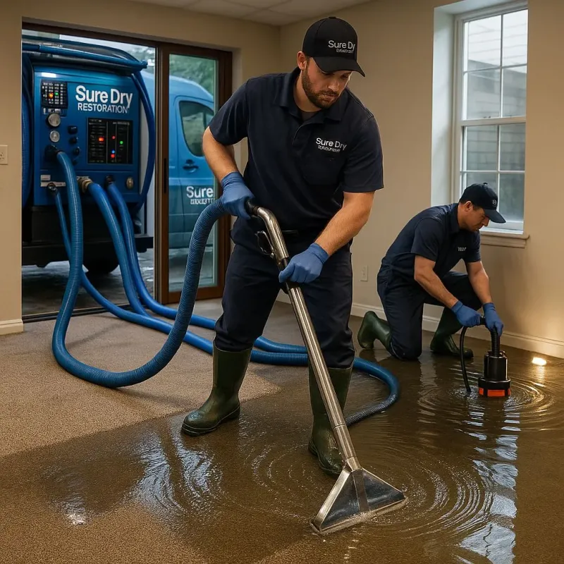 Water Extraction and Removal process in Milford, CT